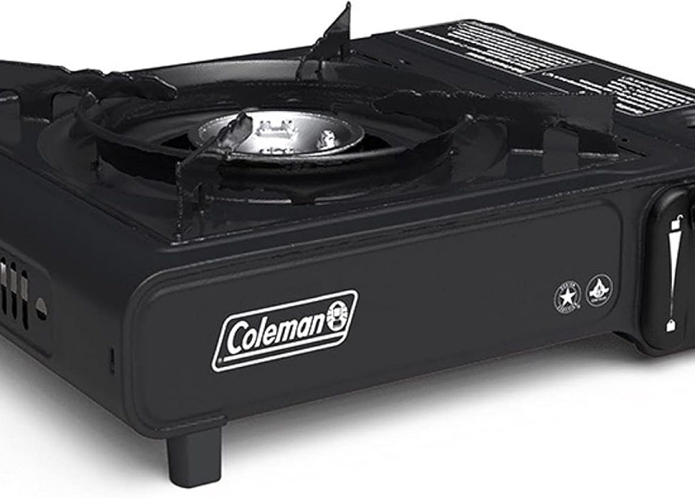 Coleman Classic 1-Burner Butane Stove, Portable Camping Cooktop with Carry Case & InstaStart Ignition, Adjustable Burner with 7650 BTUs of Power
