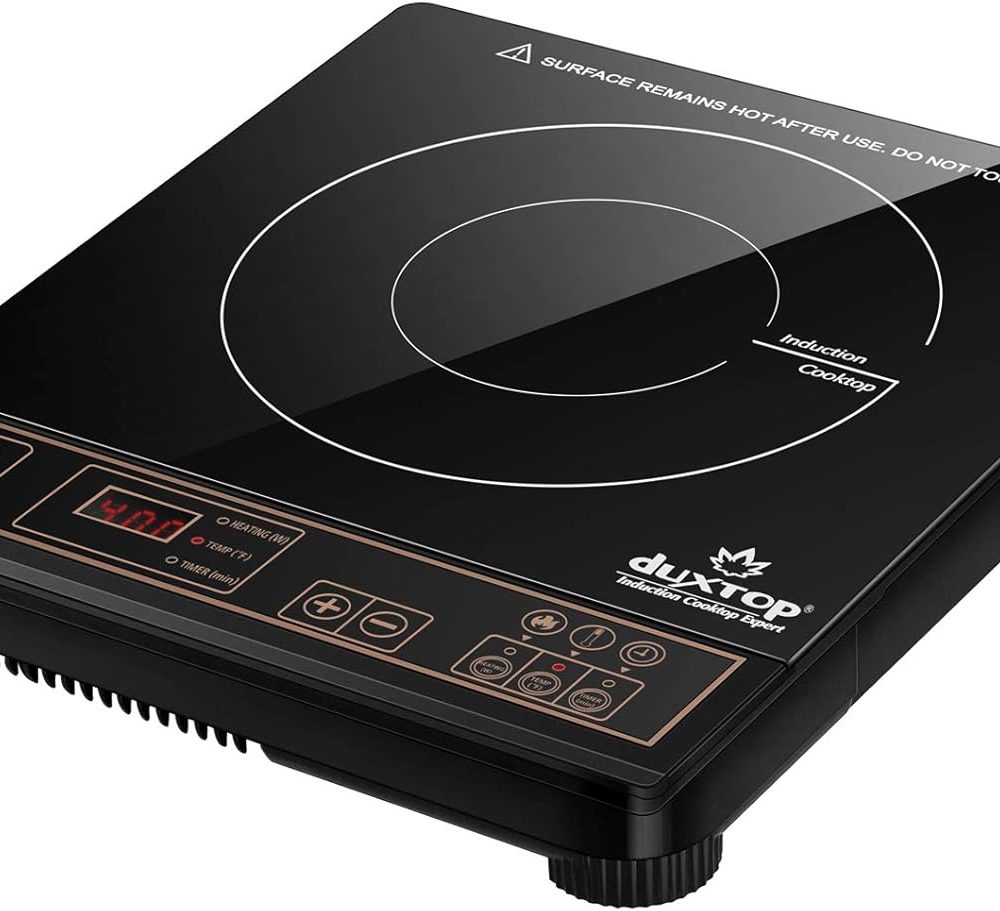 Duxtop 1800W Portable Induction Cooktop Countertop Burner, Gold 8100MC/BT-180G3